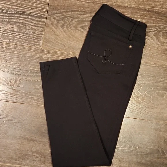 ❤️ LILLY PULITZER WORTH SKINNY ANKLE PONTE PANTS, BLACK, 4 (27) - Picture 10 of 11